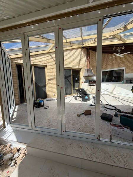Bi-fold patio doors