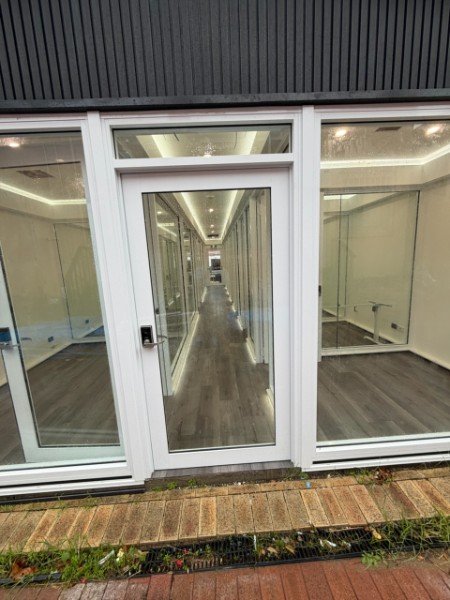 Glazed entry doors